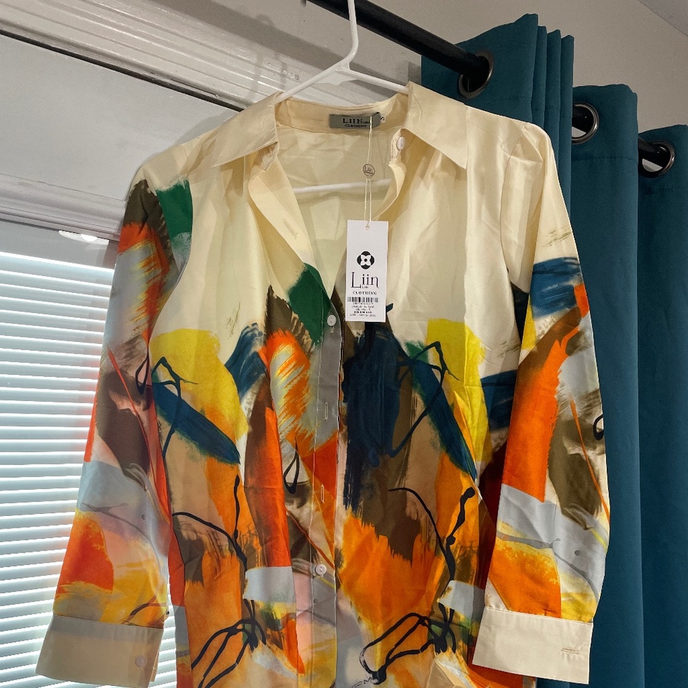 Liin Linbi clothing shirt size small